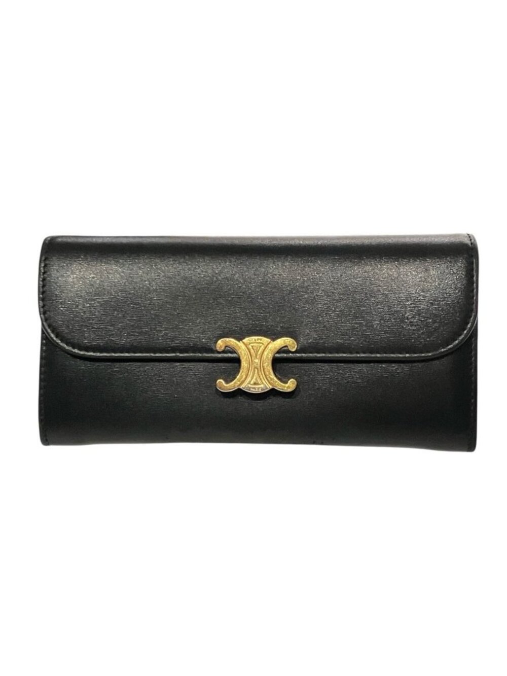 Celine Triomphe Wallet Leather